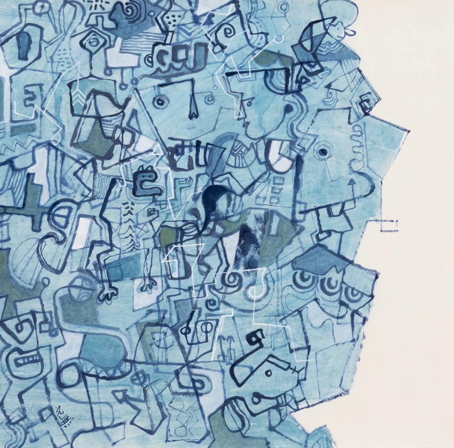 Composition In Blue No.1