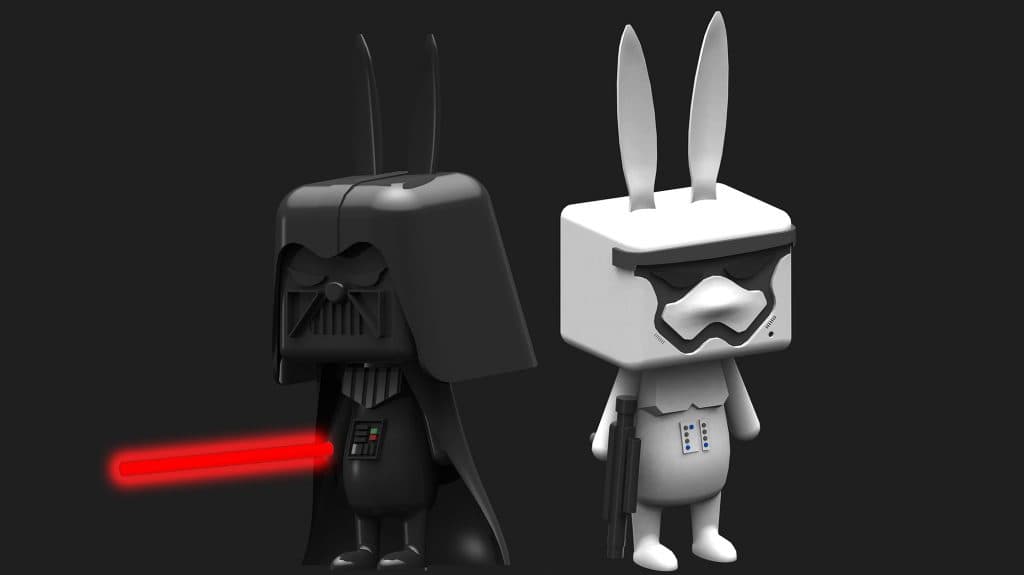 Bibibu Overlord & Bibibu Trooper by Tommy Yue